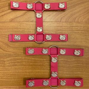 Hello Kitty Inspired Pink Leg Garter - Set of 2